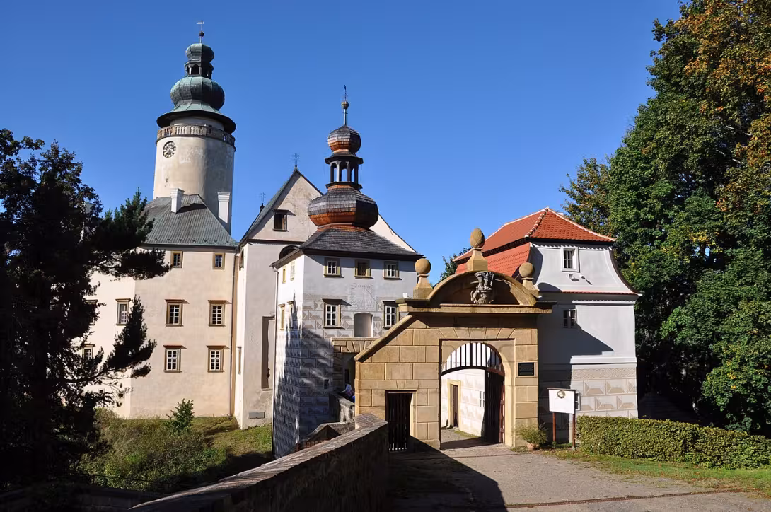 Dnešní pohled – zámek Lemberk