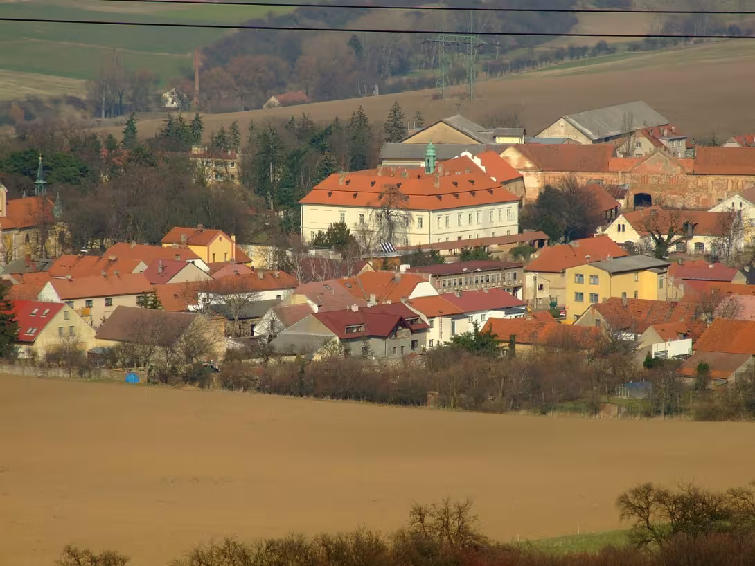 Dnešní pohled – zámek Liteň