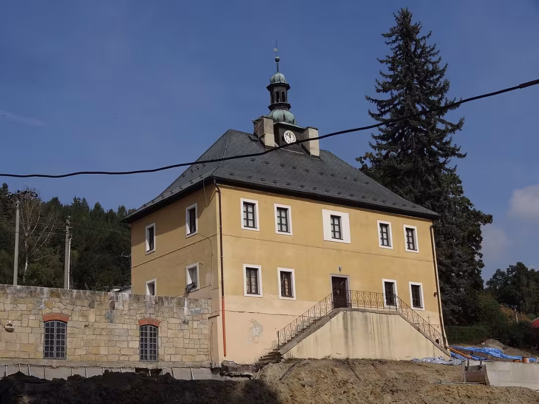 Dnešní pohled – zámek Malá Skála
