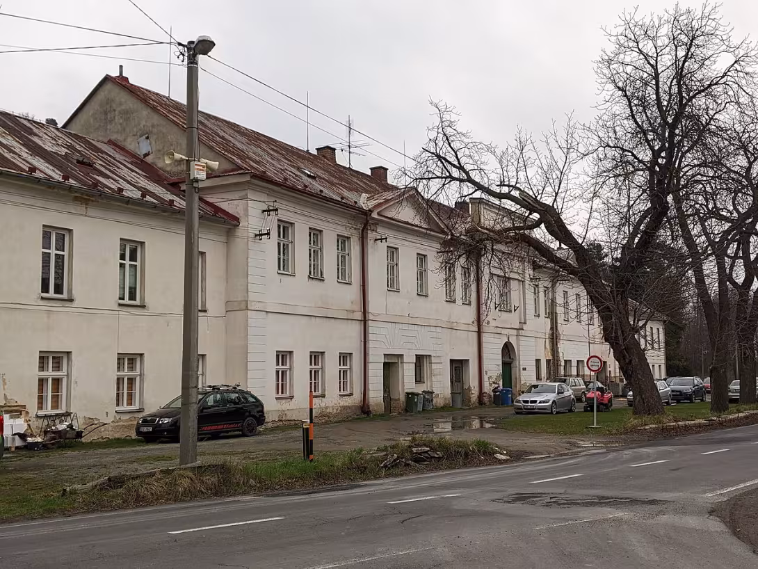 Dnešní pohled – zámek Město Albrechtice