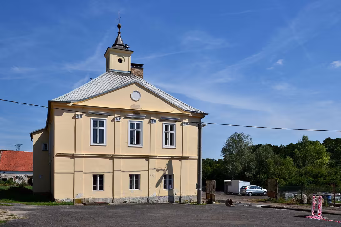Today's view – zámek Rokle