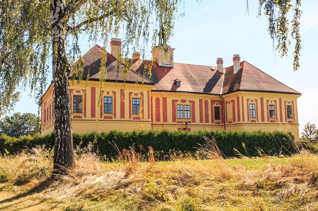 Dnešní pohled – zámek Sloupno