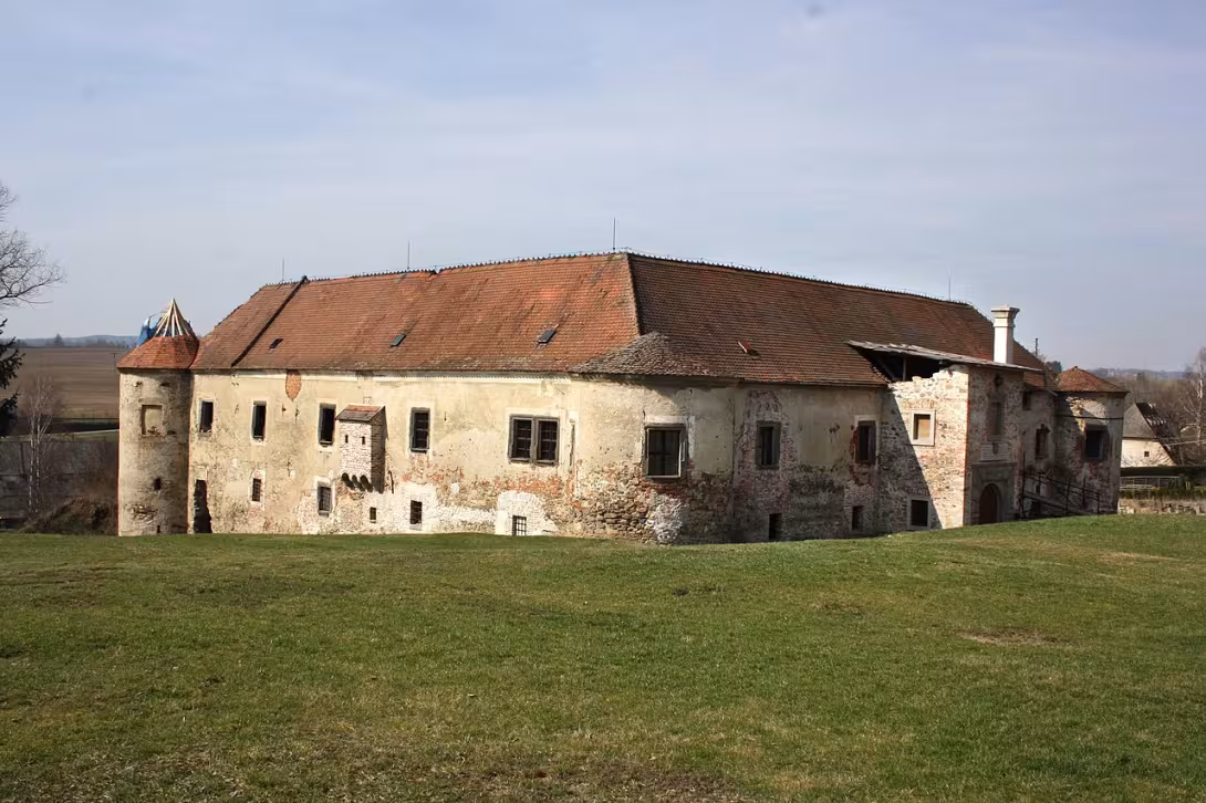 Dnešní pohled – zámek Stránecká Zhoř