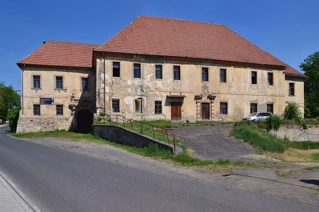 Dnešní pohled – zámek Zahořany