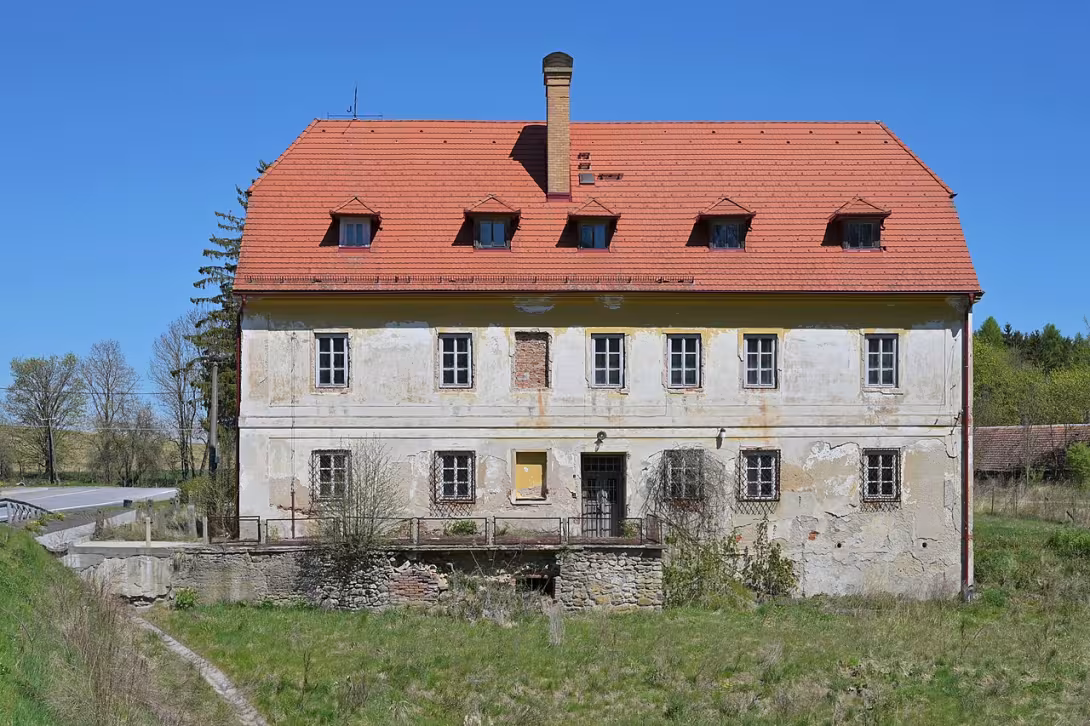 Dnešní pohled – zámek Zahradiště