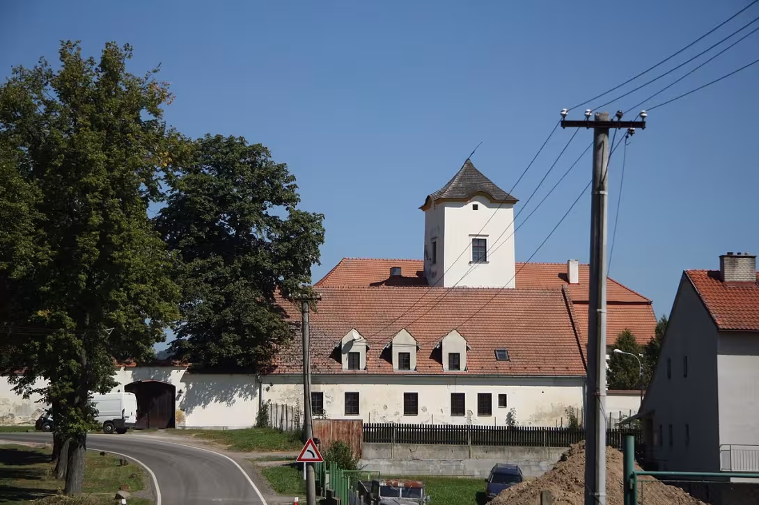 Dnešní pohled – zámek Černá