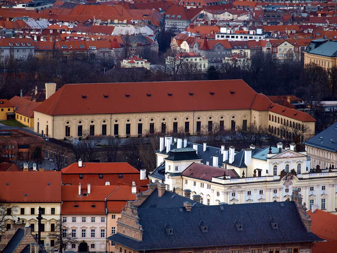 Dnešní pohled – Jízdárna Pražského hradu