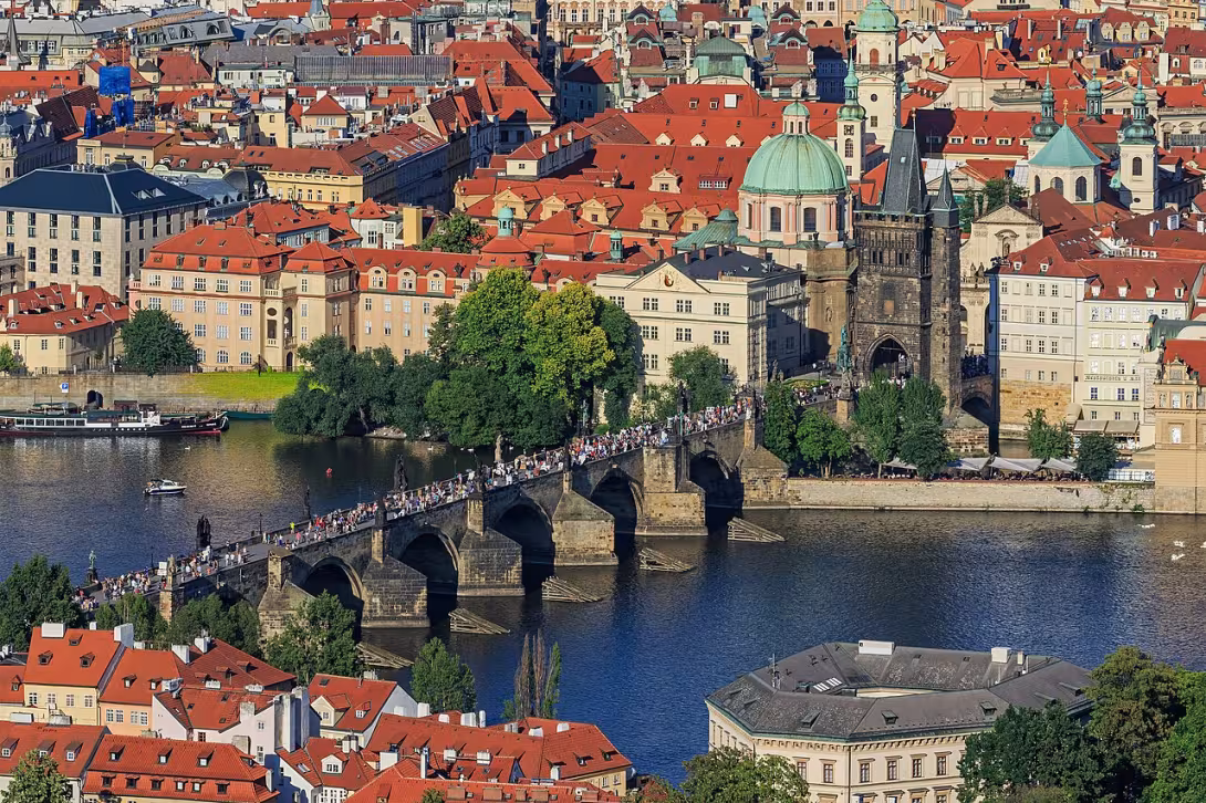 Dnešní pohled – Karlův most (Praha 1)