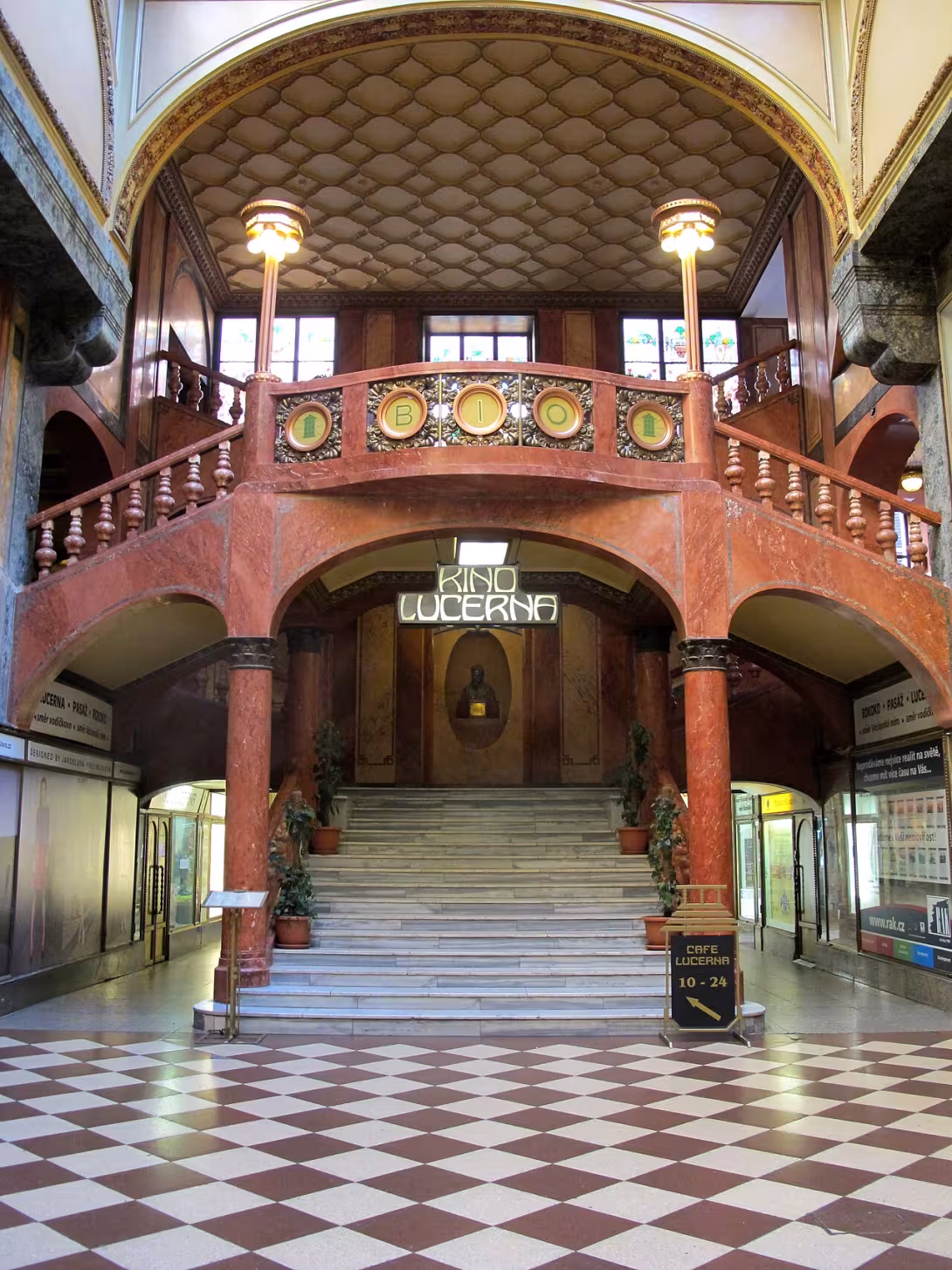 Dnešní pohled – Kino Lucerna