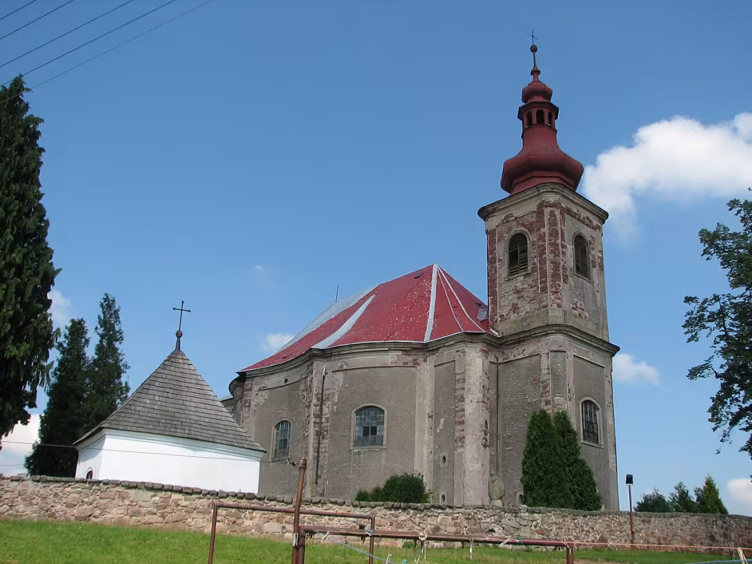 Dnešní pohled – Kostel svaté Anny (Vižňov)