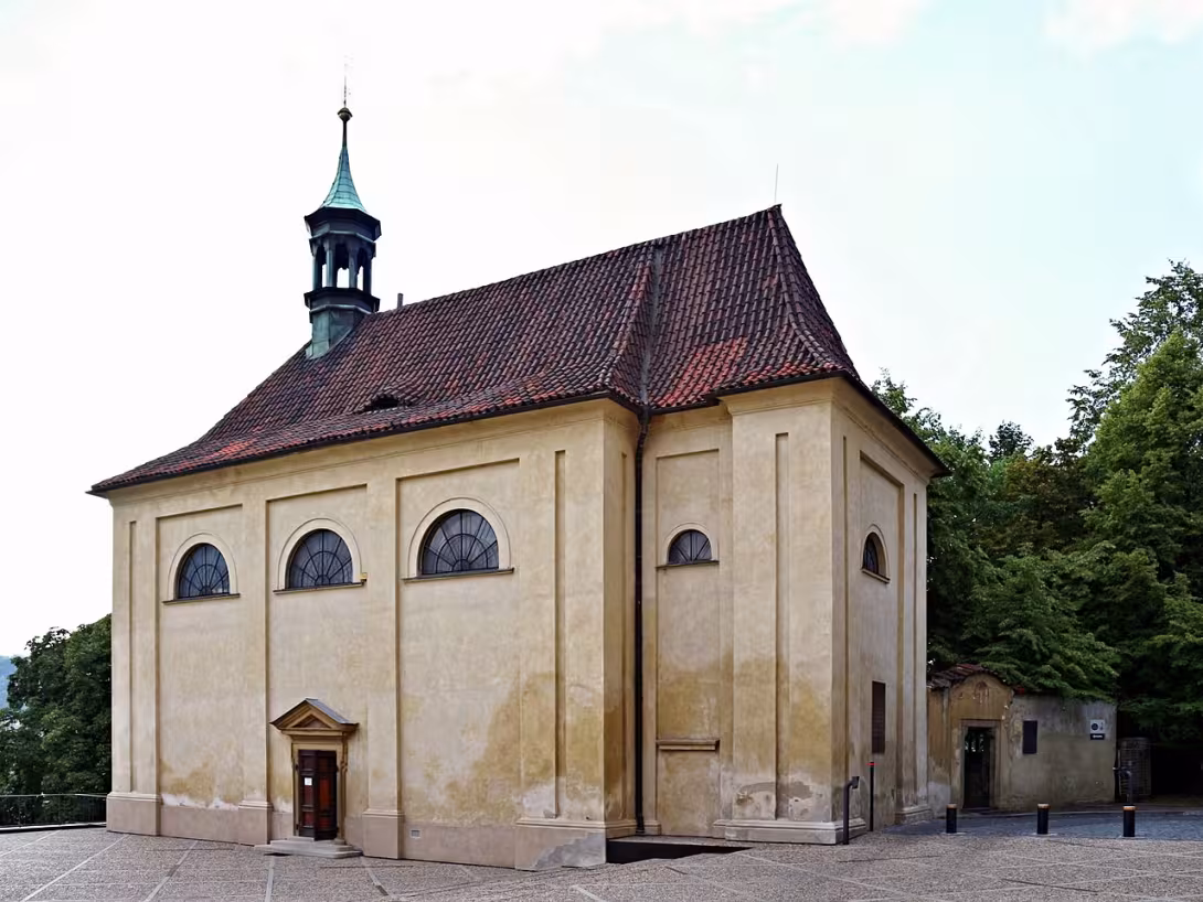 Dnešní pohled – Kostel svatého Kosmy a Damiána