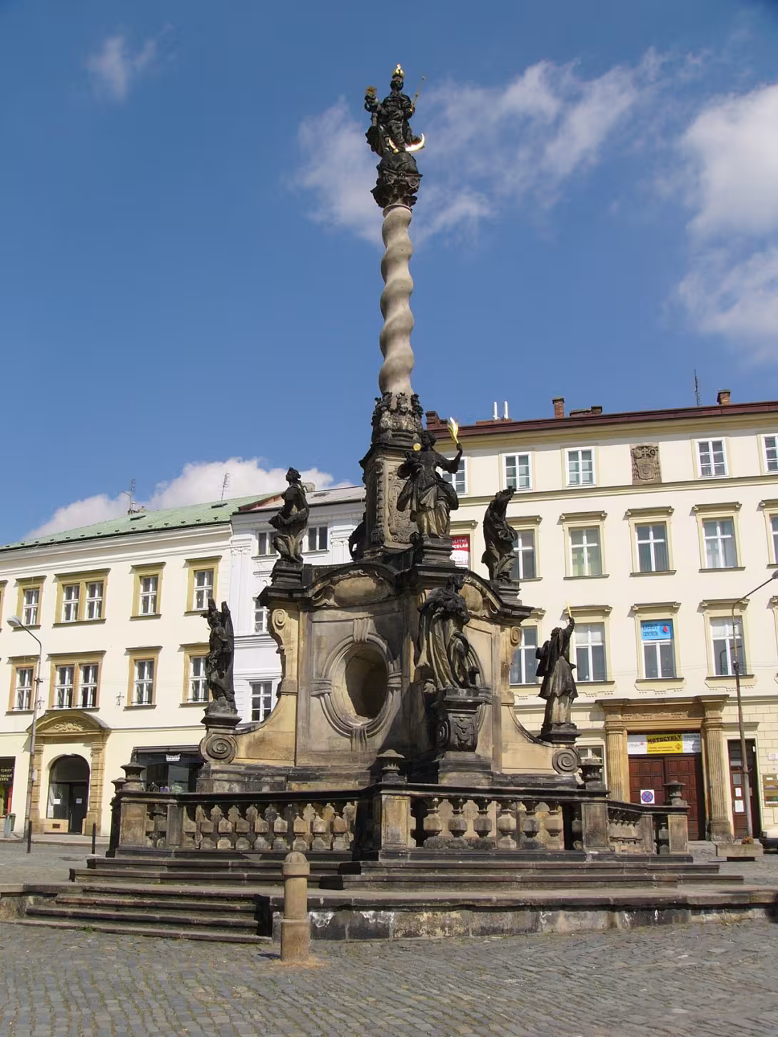 Dnešní pohled – Mariánský sloup