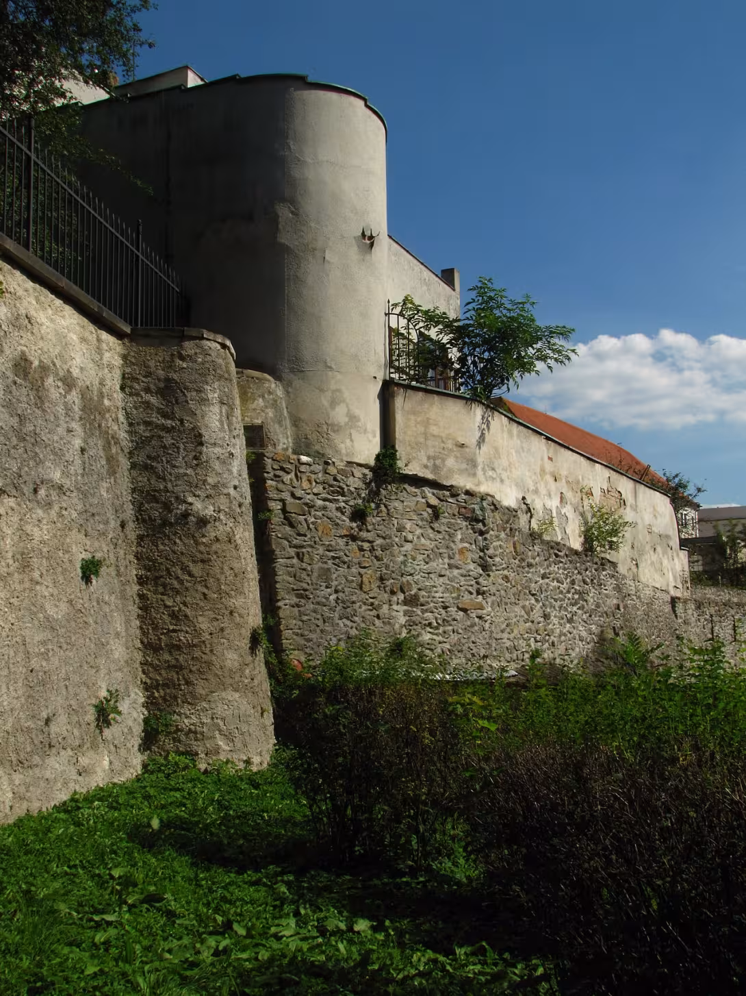 Dnešní pohled – Městské opevnění (Jindřichův Hradec I)