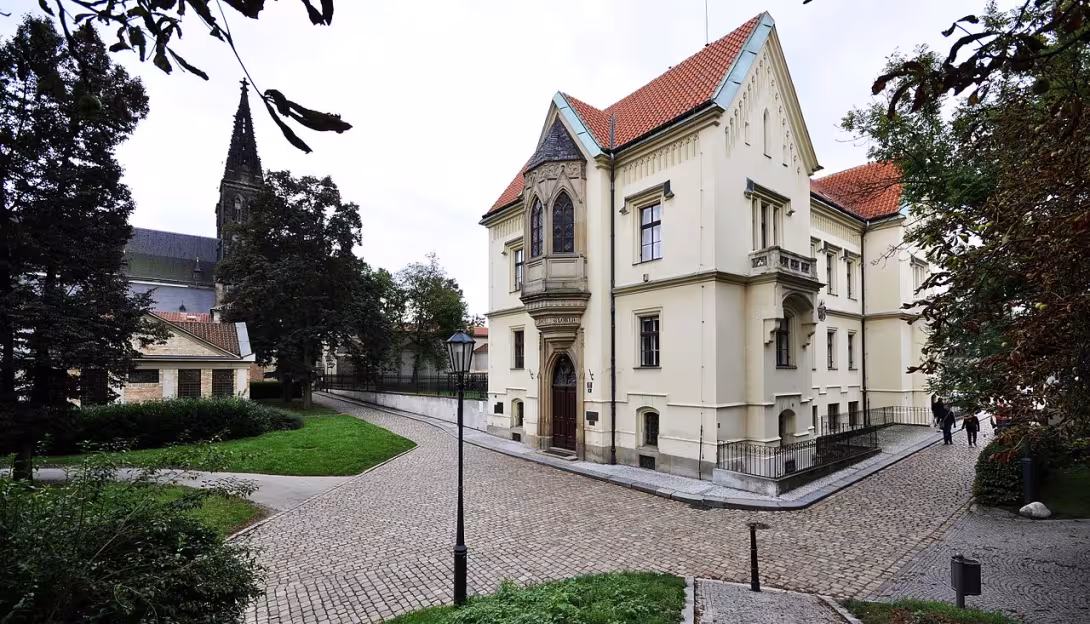 Dnešní pohled – Nové proboštství (Vyšehrad)