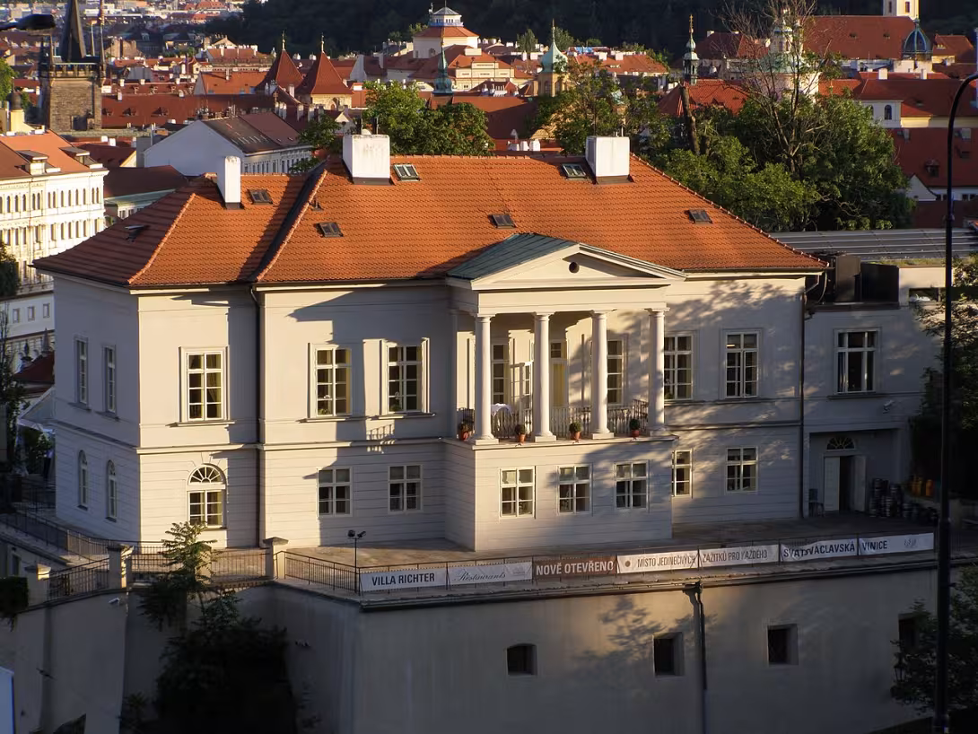 Dnešní pohled – Richterova vila