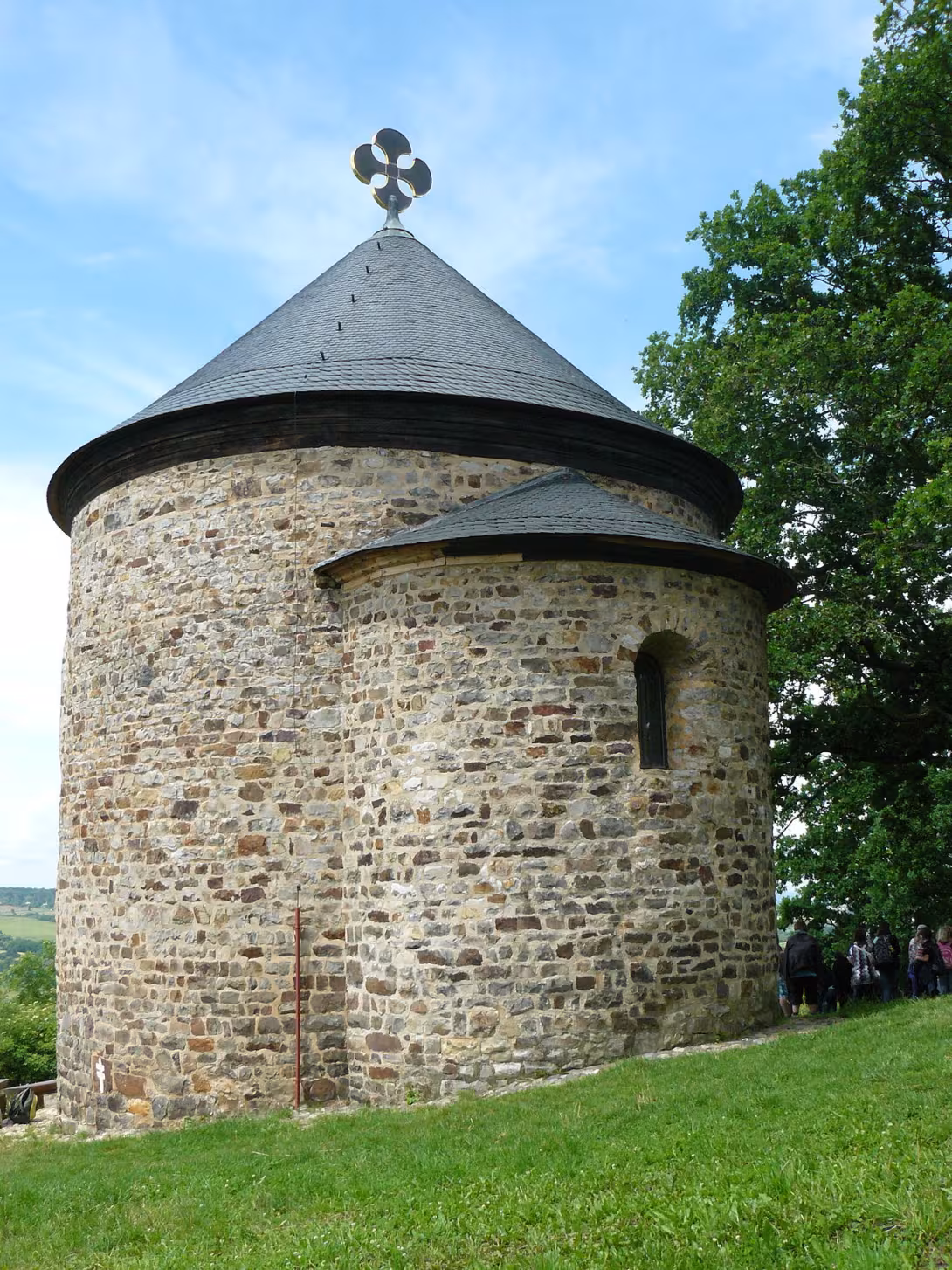 Dnešní pohled – Rotunda svatého Petra a Pavla (Starý Plzenec)