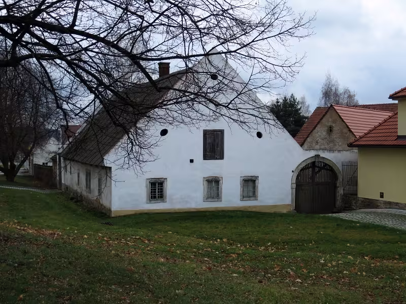 Dnešní pohled – Usedlost Bolevec čp. 1