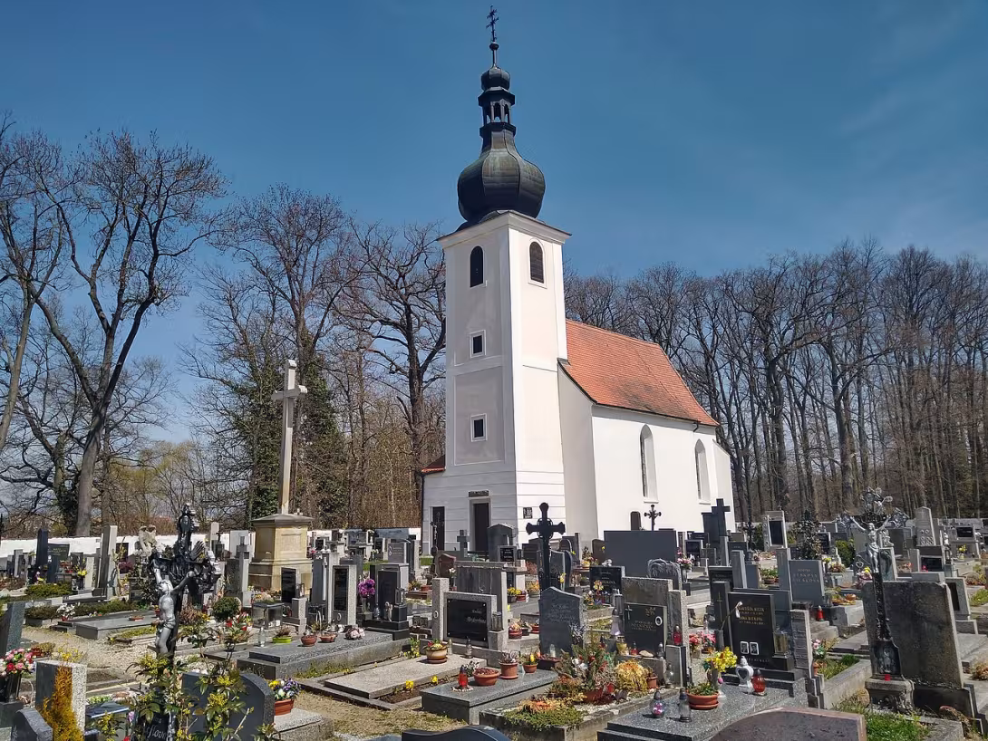 Dnešní pohled – kostel svatého Jiljí (Domanín)