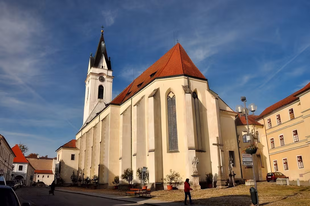 Dnešní pohled – kostel svatého Jiljí a Panny Marie Královny