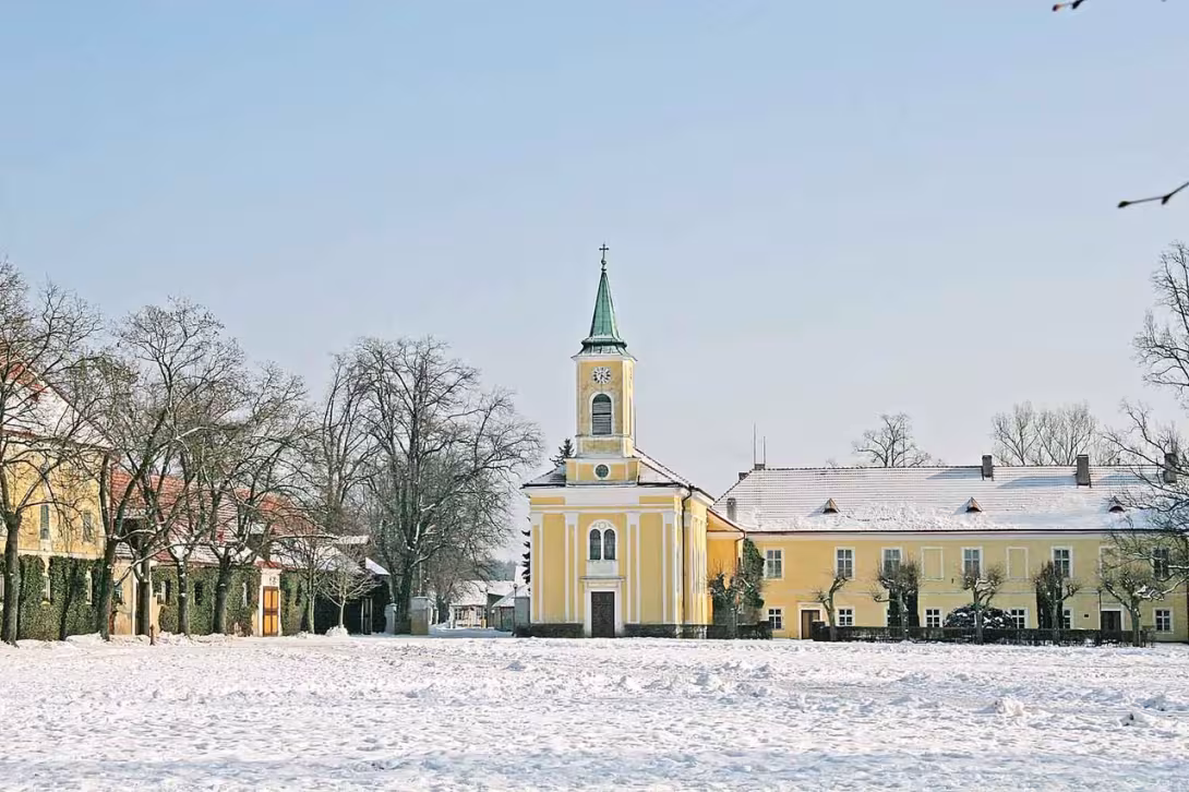 Dnešní pohled – kostel svatého Václava a Leopolda