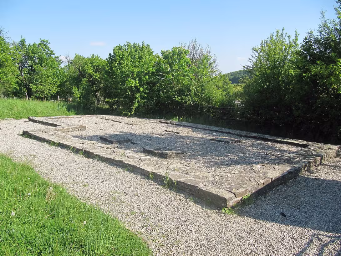 Dnešní pohled – kostel v Modré