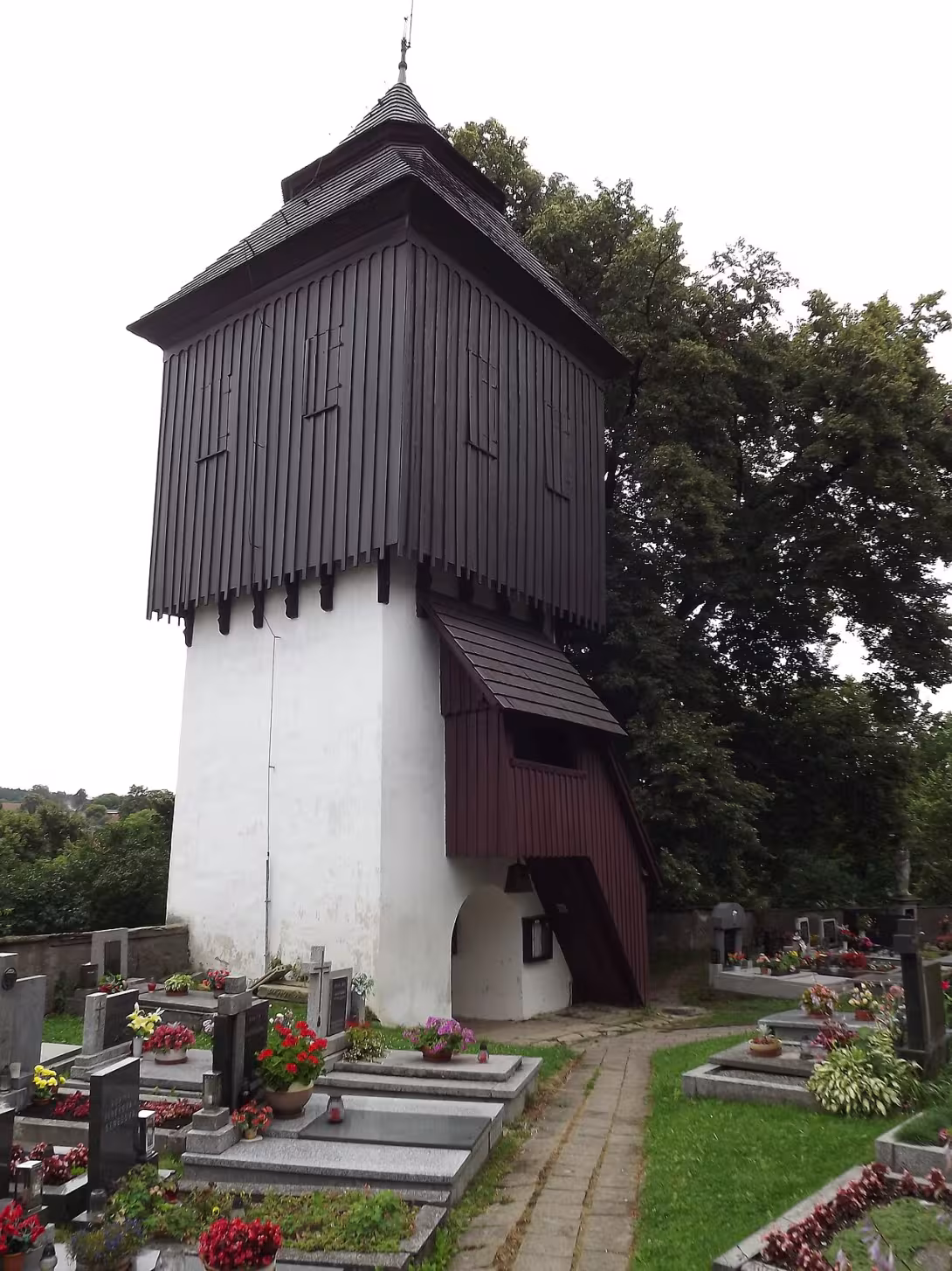 Dnešní pohled – zvonice (Slavoňov)