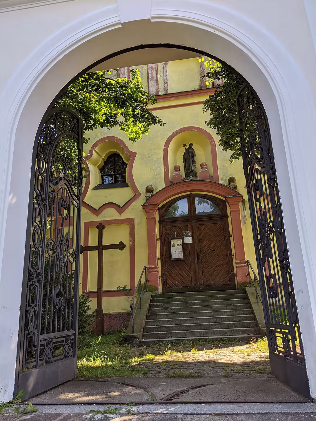 Dnešní pohled – Brána svatého Havla