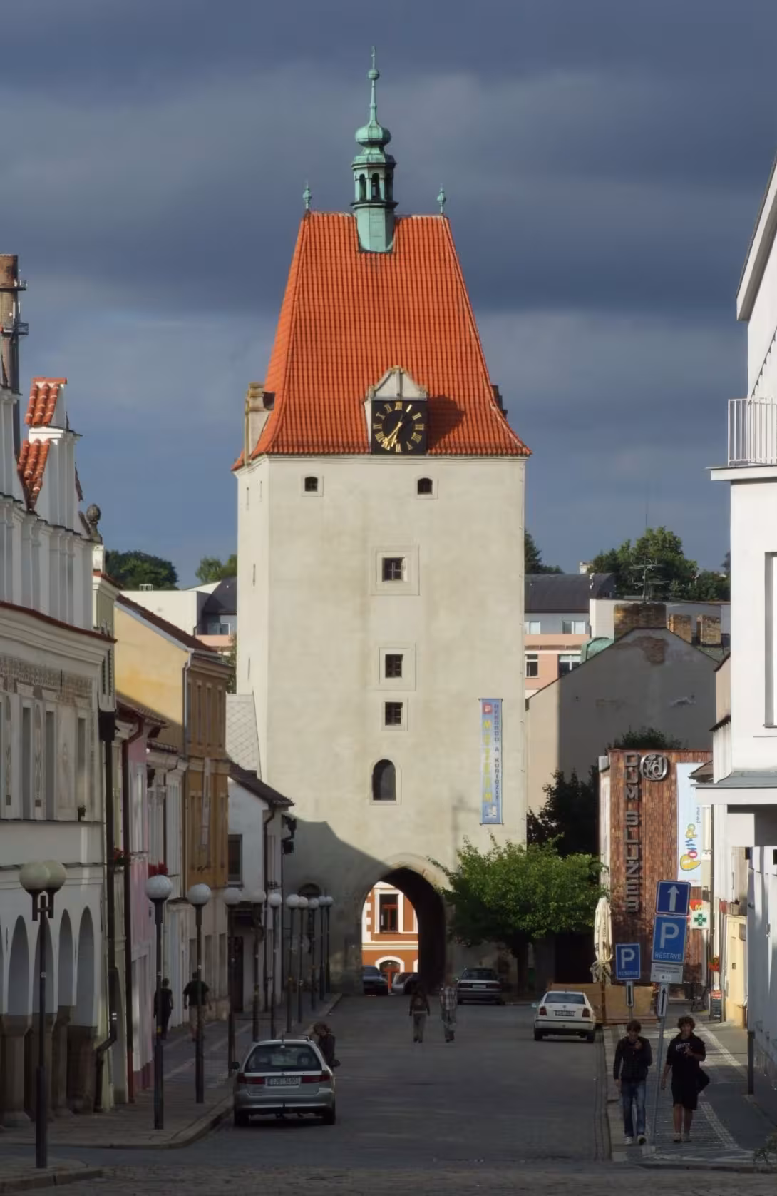 Dnešní pohled – Dolní brána (Pelhřimov)