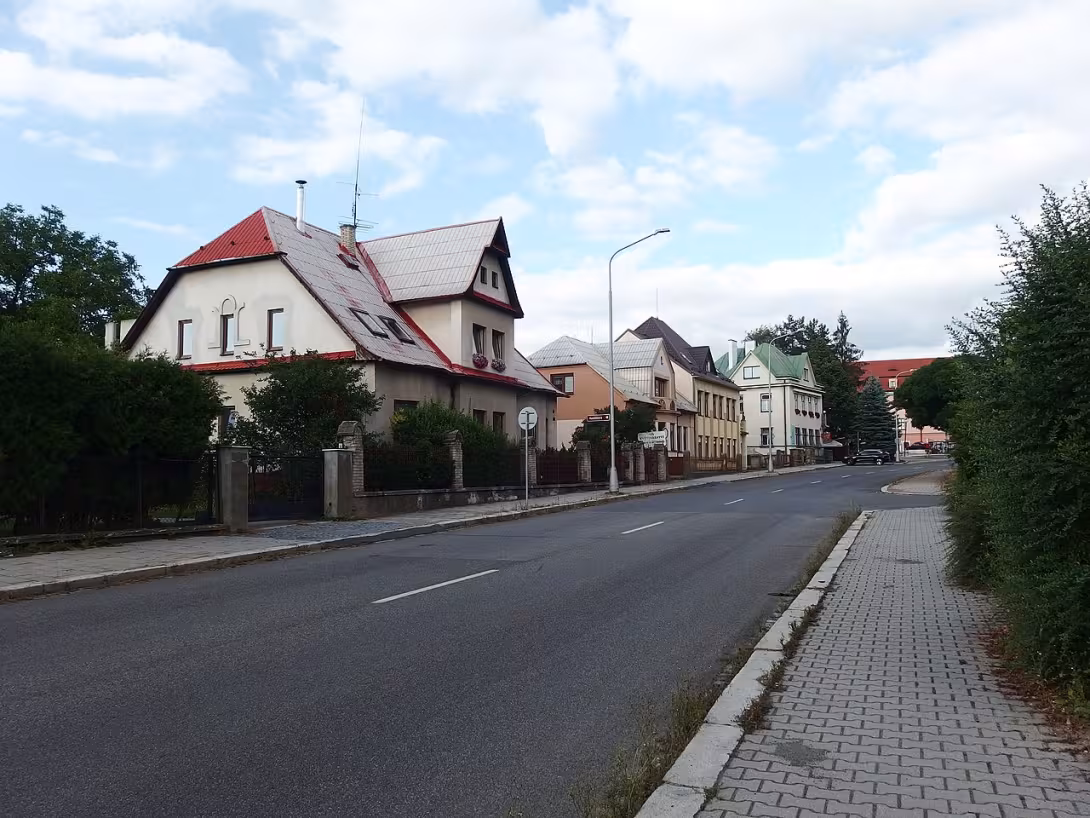 Dnešní pohled – Horní Předměstí (Valašské Meziříčí)
