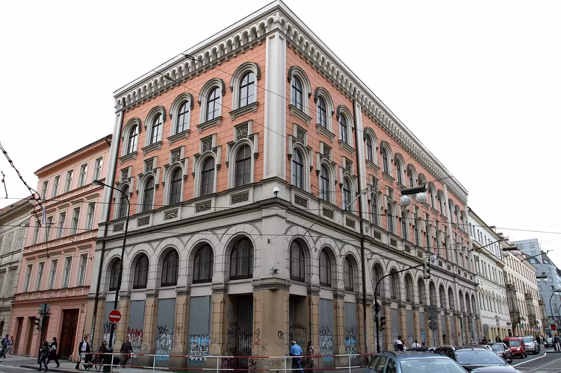 Dnešní pohled – Lannův palác