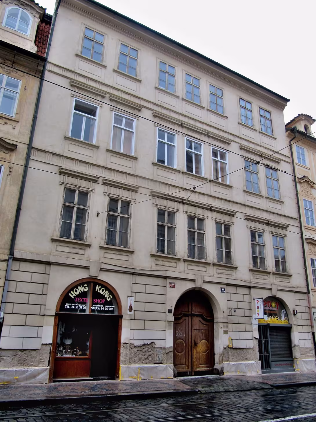 Dnešní pohled – Musconský palác