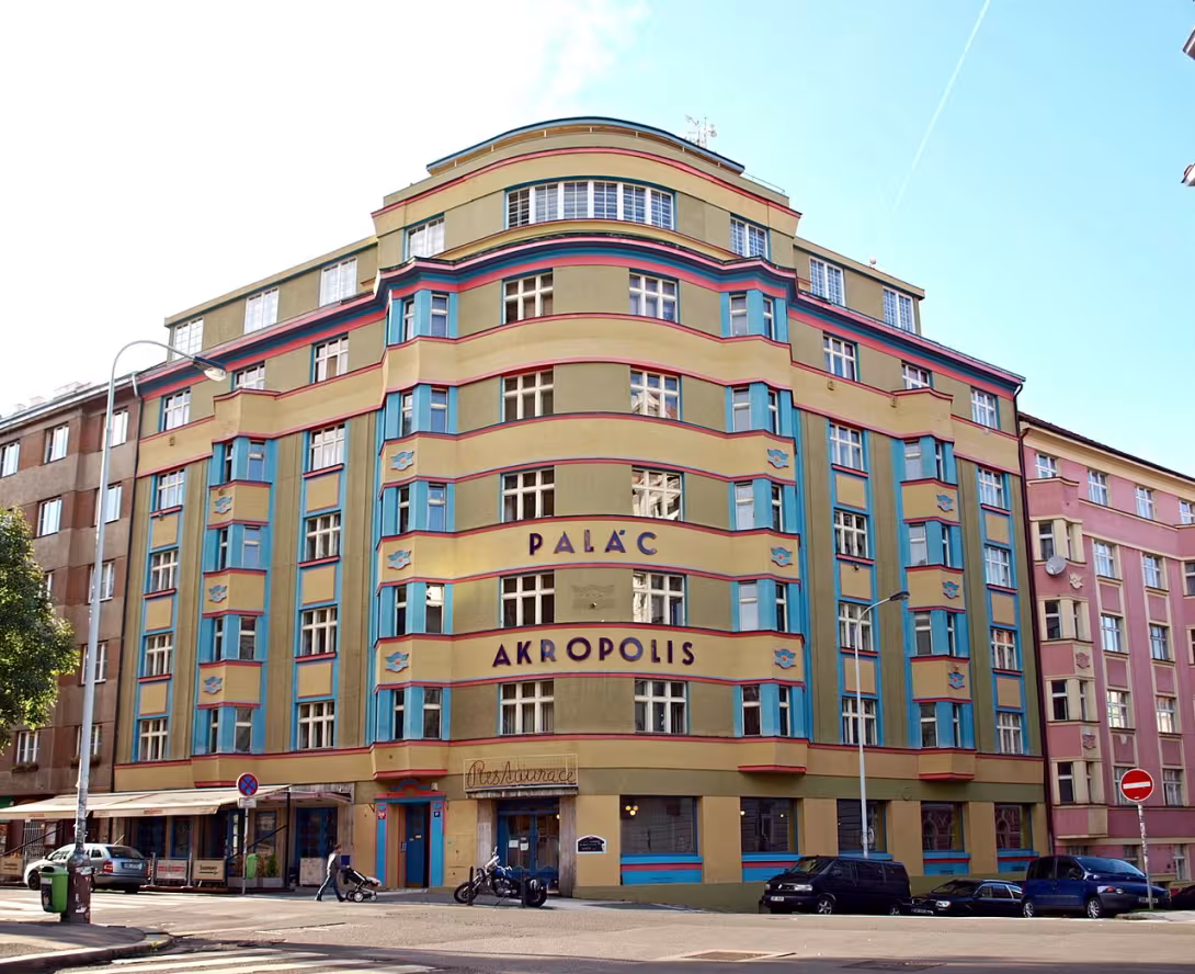 Dnešní pohled – Palác Akropolis