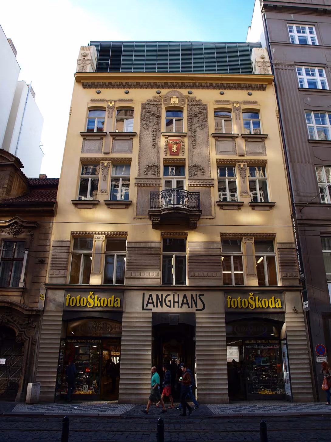 Dnešný pohľad – Palác Langhans