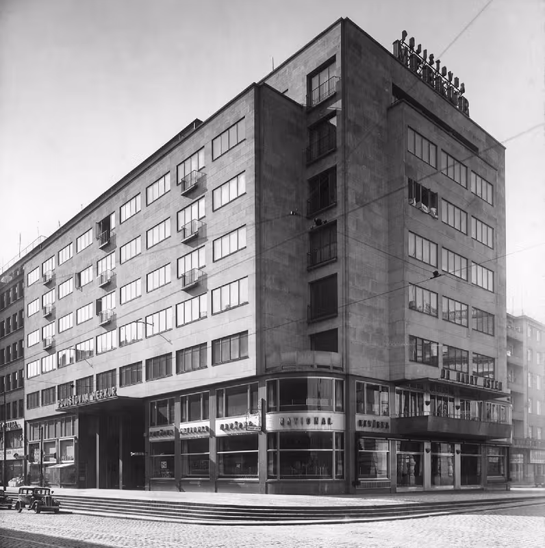 Dnešní pohled – Palác Merkur