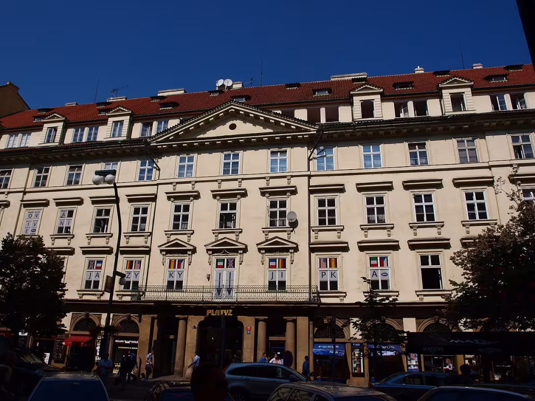Dnešní pohled – Palác Platýz