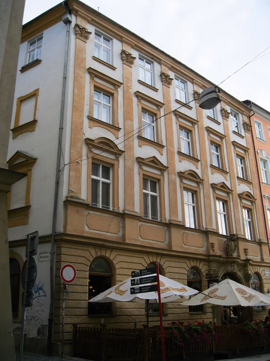 Dnešní pohled – Palác Podstatských z Prusinovic