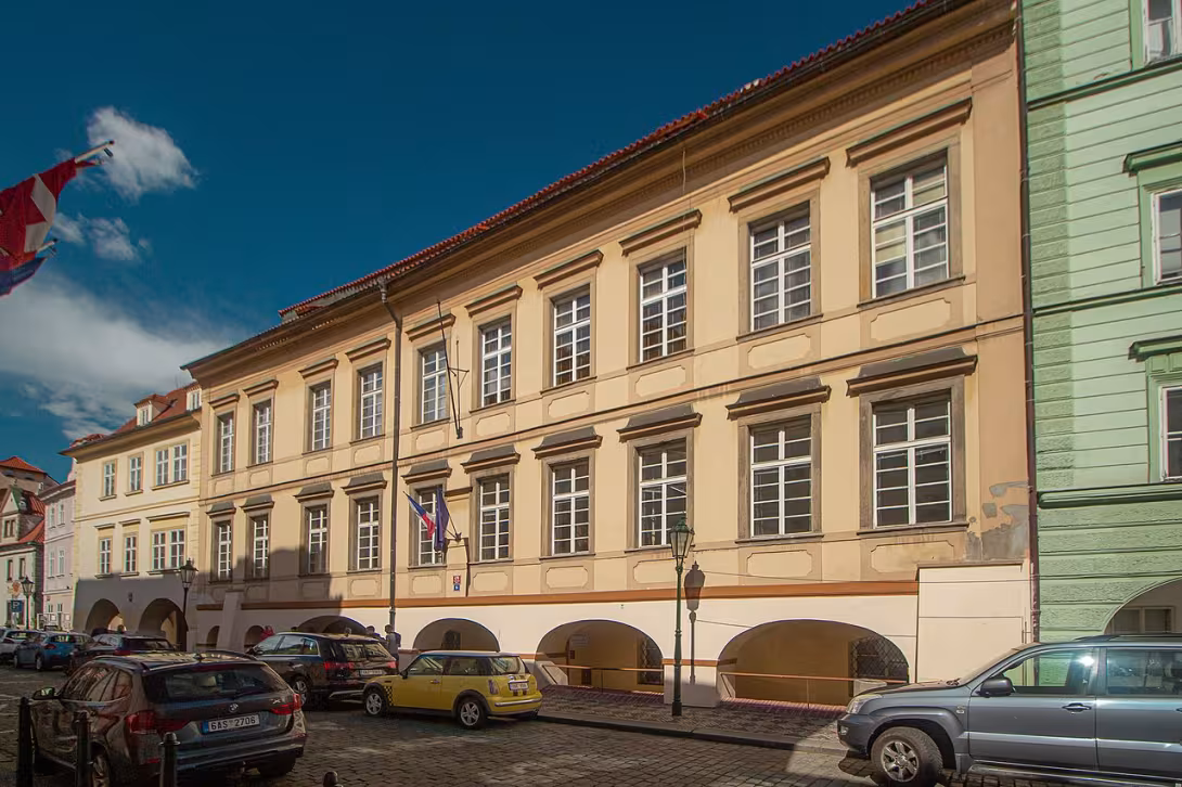 Dnešní pohled – Palác Straků z Nedabylic