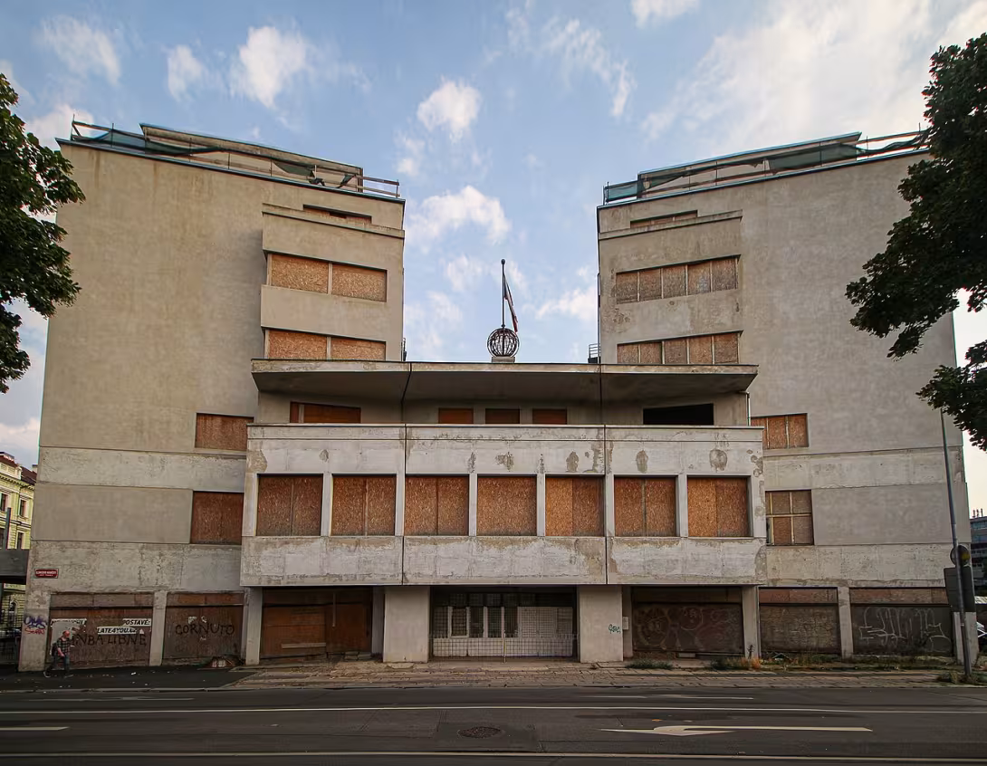 Dnešný pohľad – Palác Svět