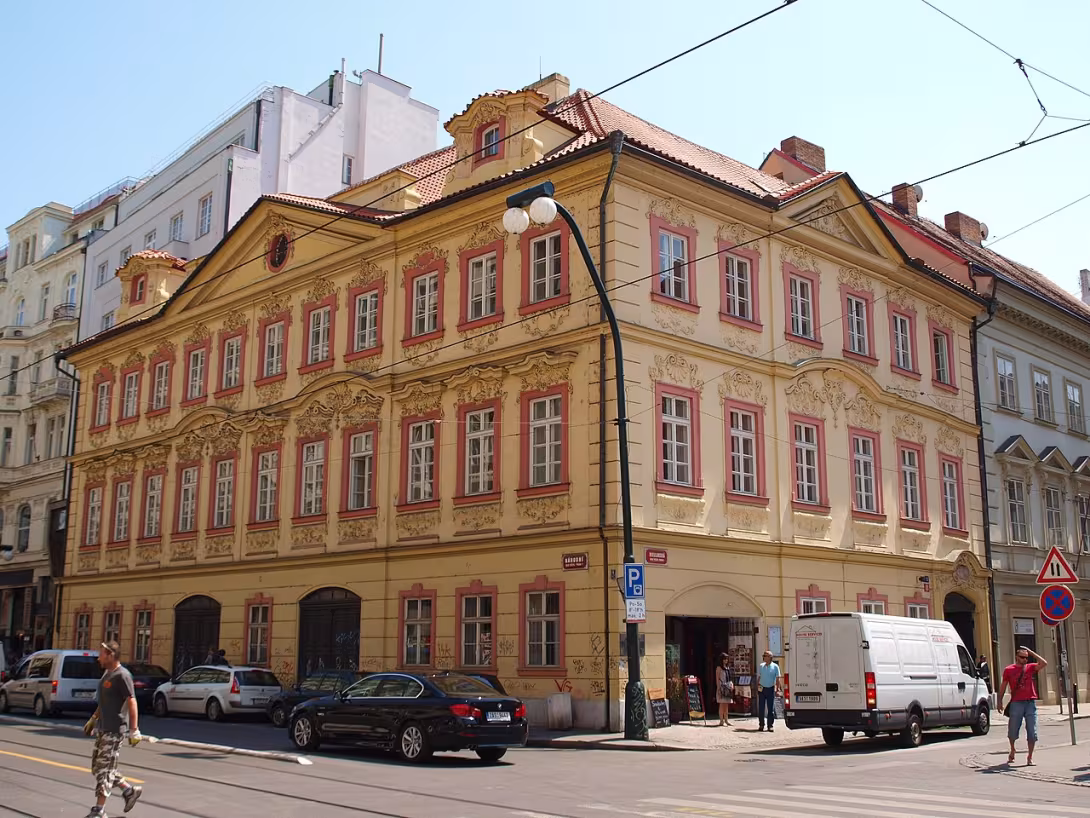 Dnešní pohled – Schirdingovský palác