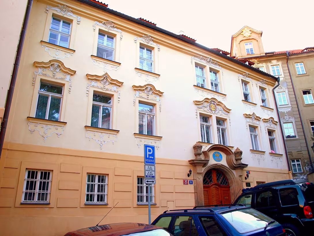 Dnešní pohled – Šporkův palác na Malé Straně