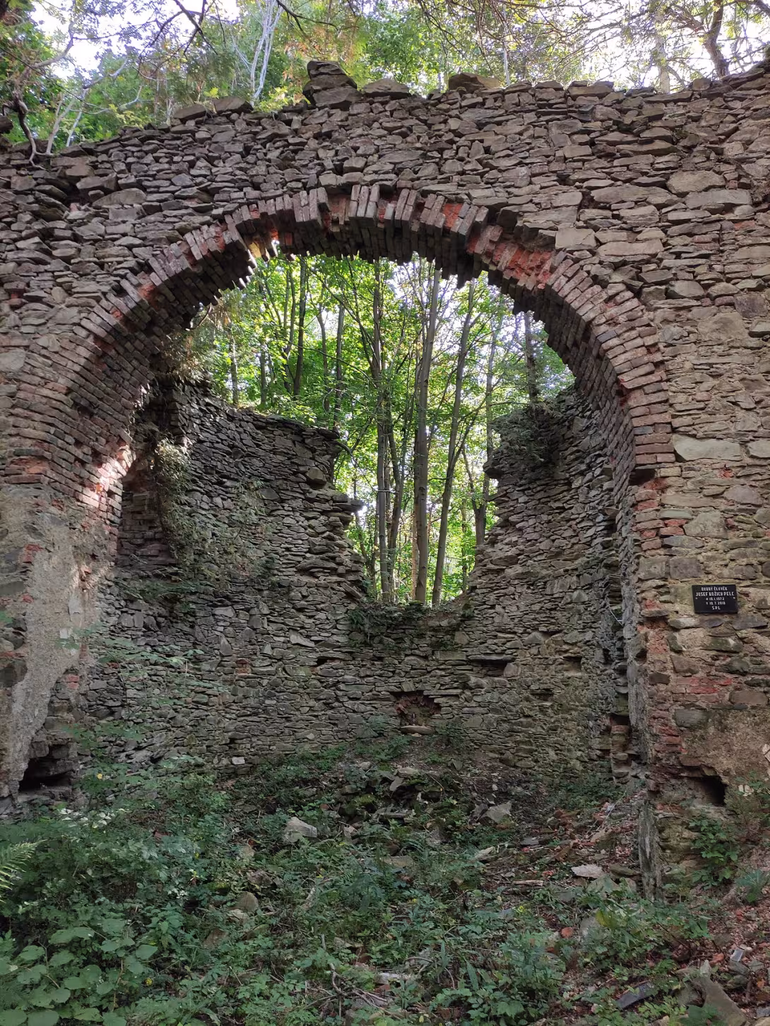 Heutige Ansicht – Kostel Nejsvětější Trojice (vojenský újezd Libavá)