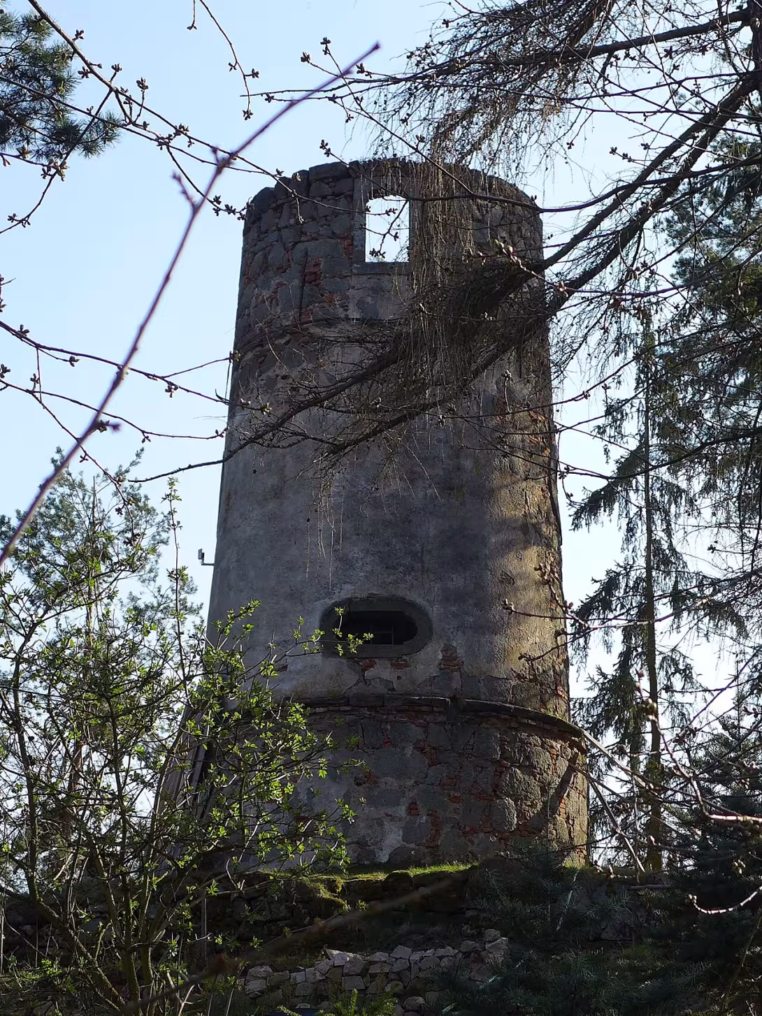 Dnešný pohľad – Větrný mlýn (Budišov)