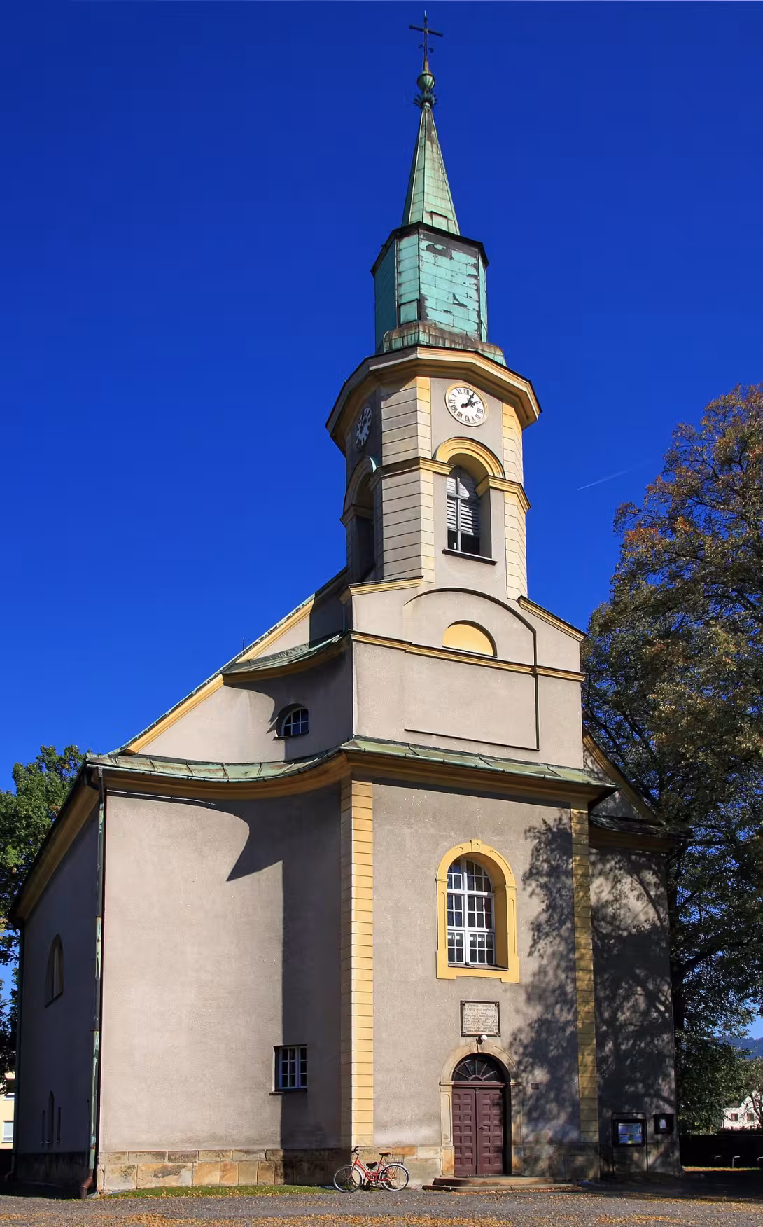 Today's view – Evangelický kostel (Návsí)