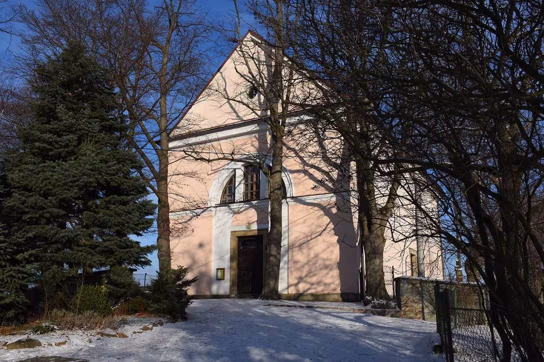 Dnešní pohled – Evangelický kostel (Proseč)