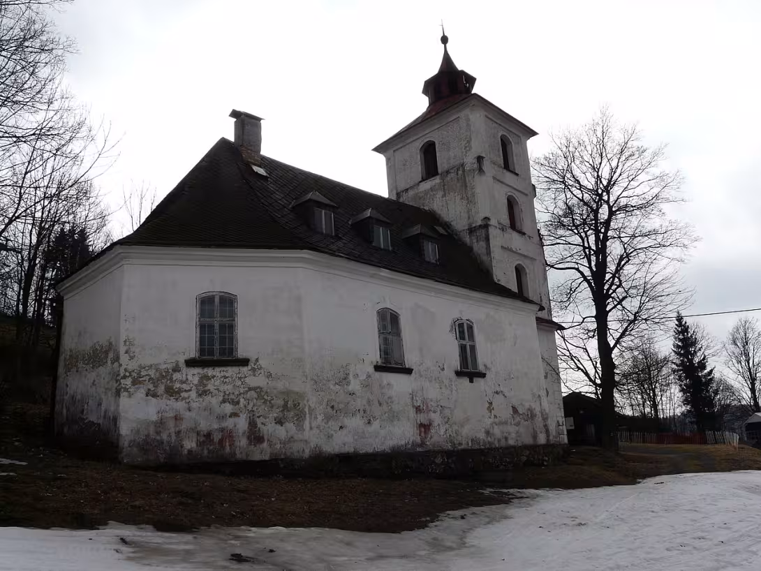 Dnešní pohled – Evangelický kostel (Čenkovice)