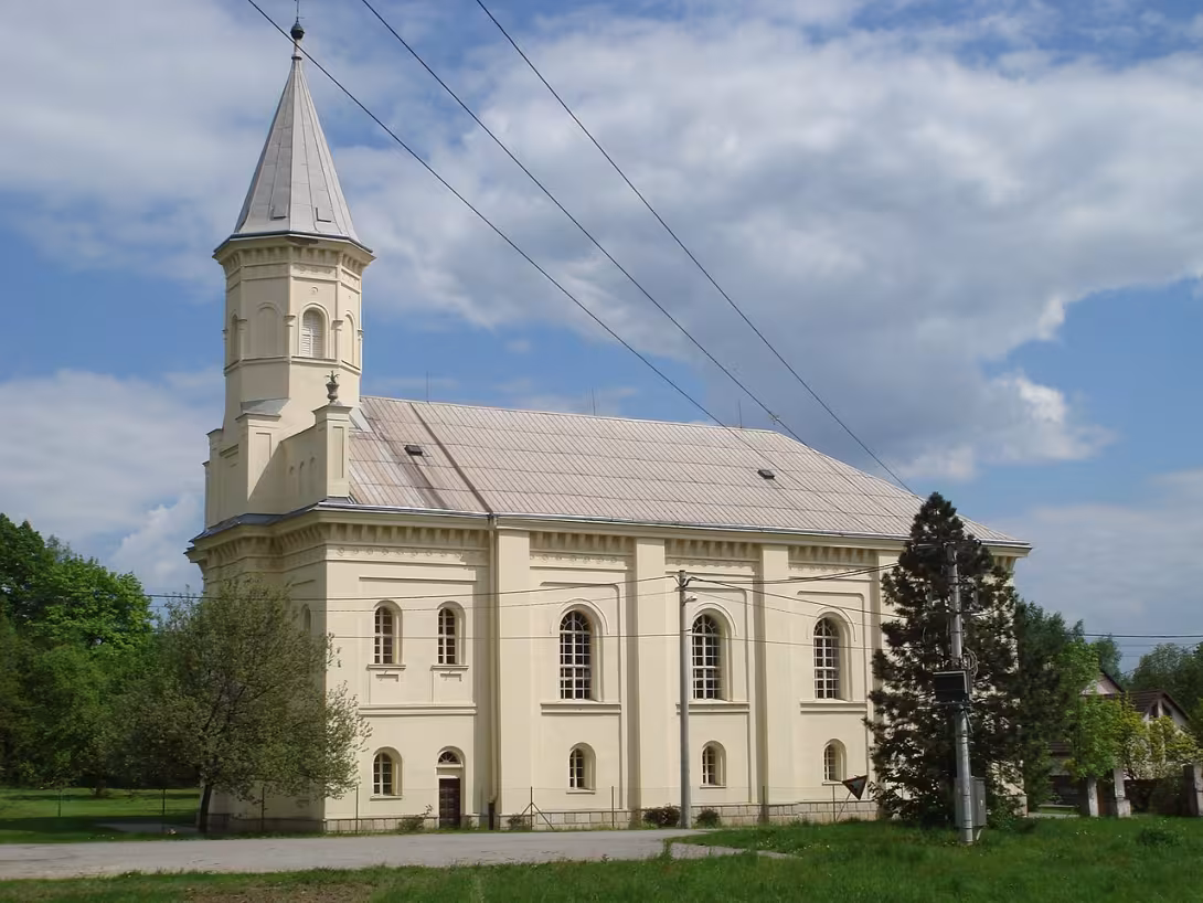 Dnešní pohled – Evangelický kostel v Orlové