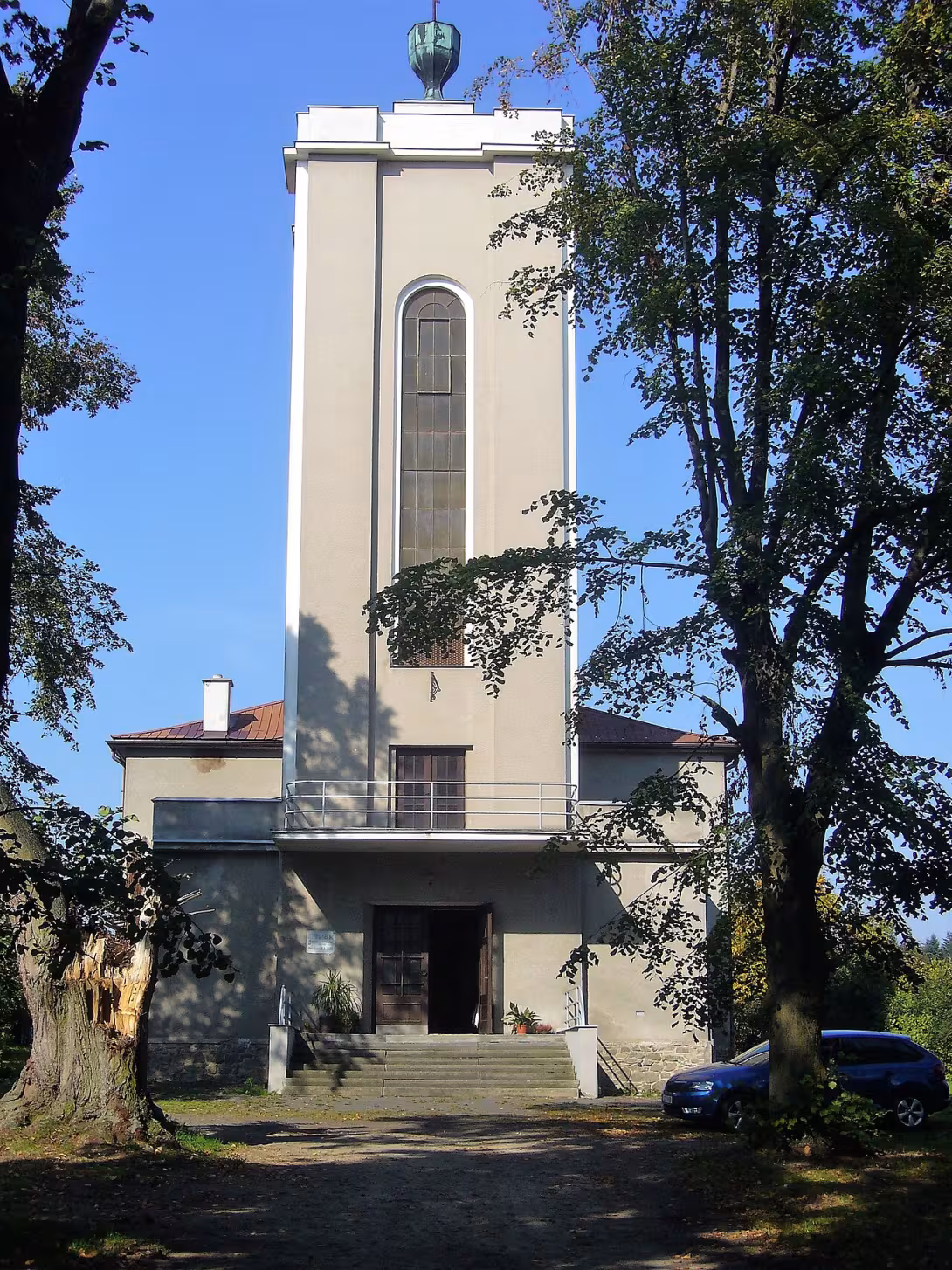 Dzisiejszy widok – Husův sbor v Lošticích