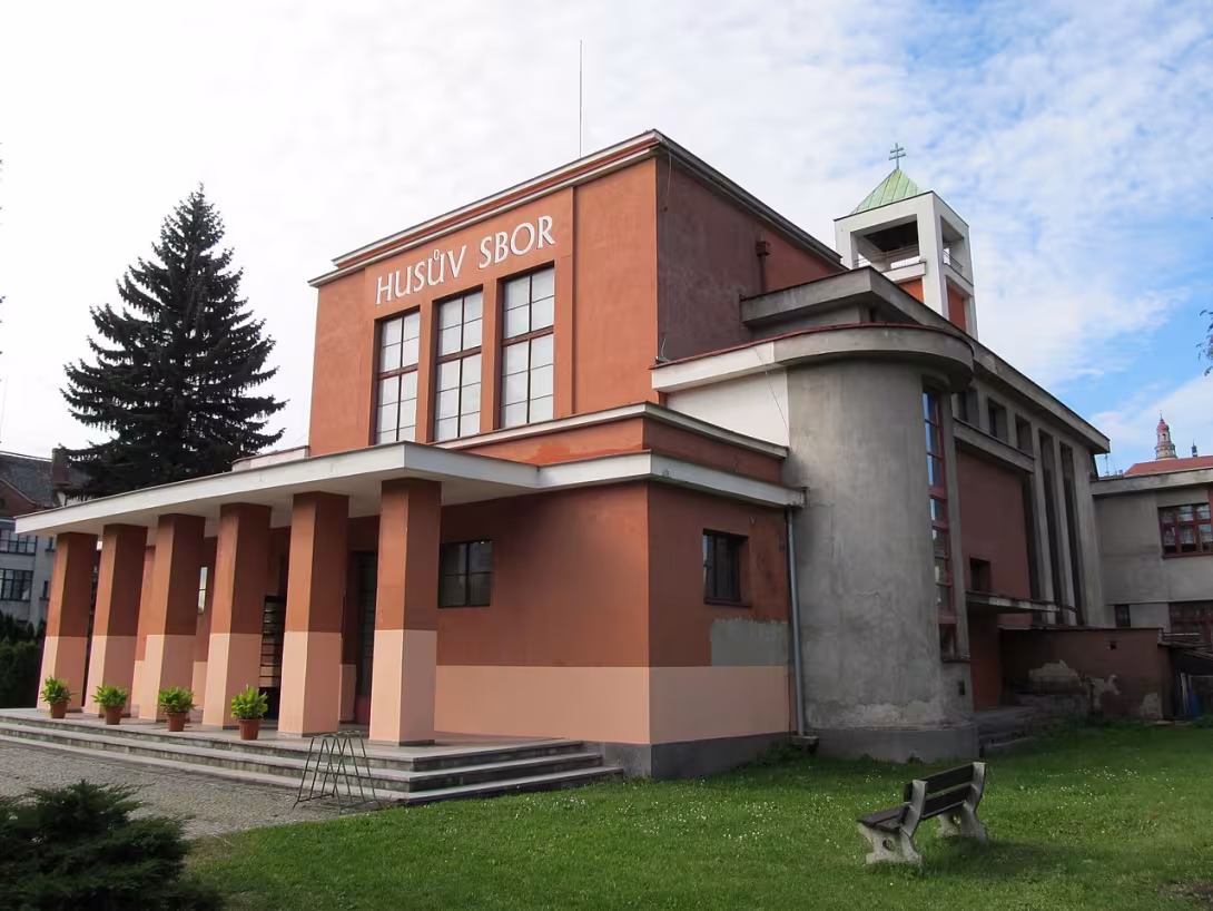 Dnešní pohled – Husův sbor v Náchodě
