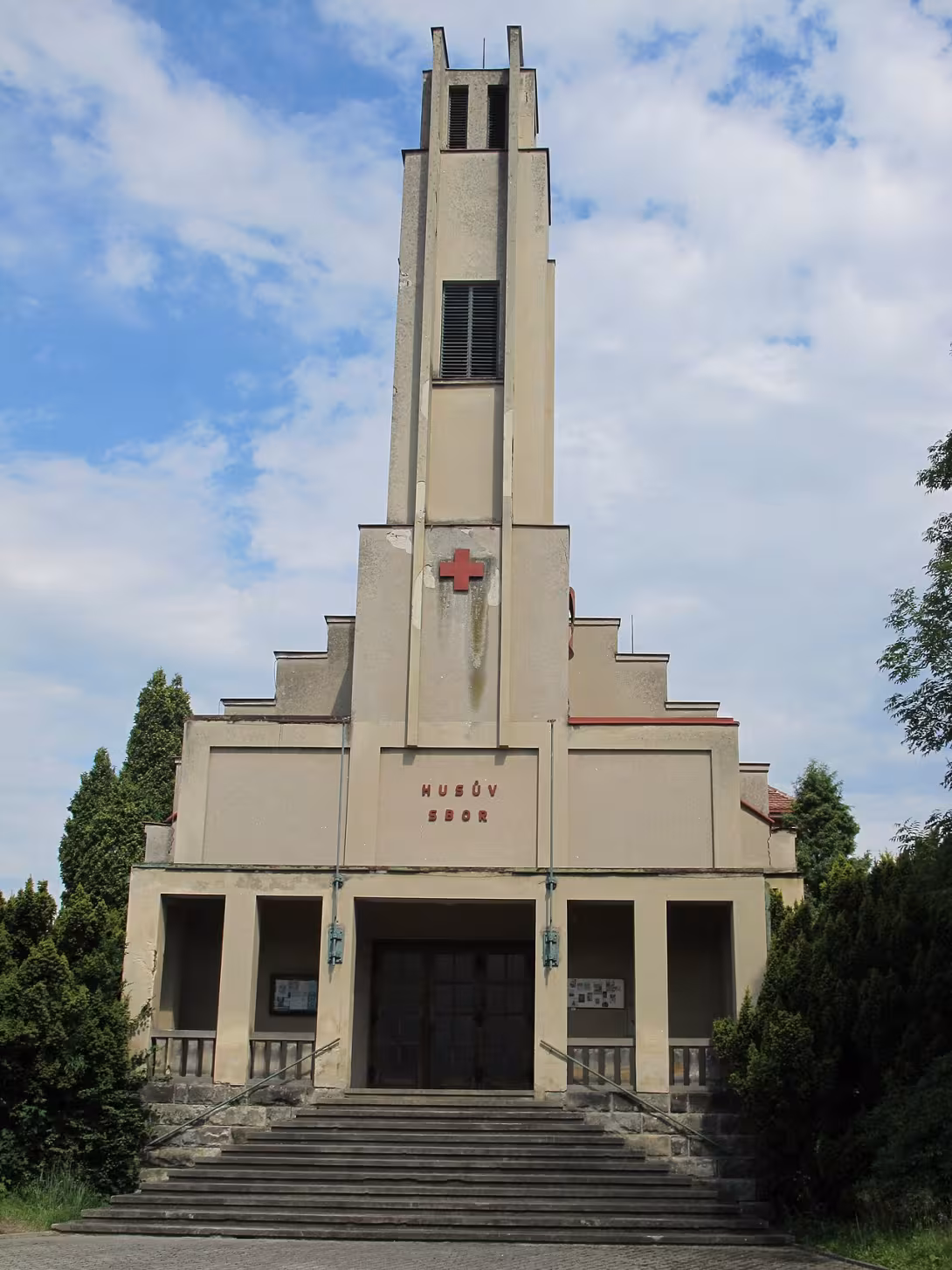 Dnešní pohled – Husův sbor v Turnově