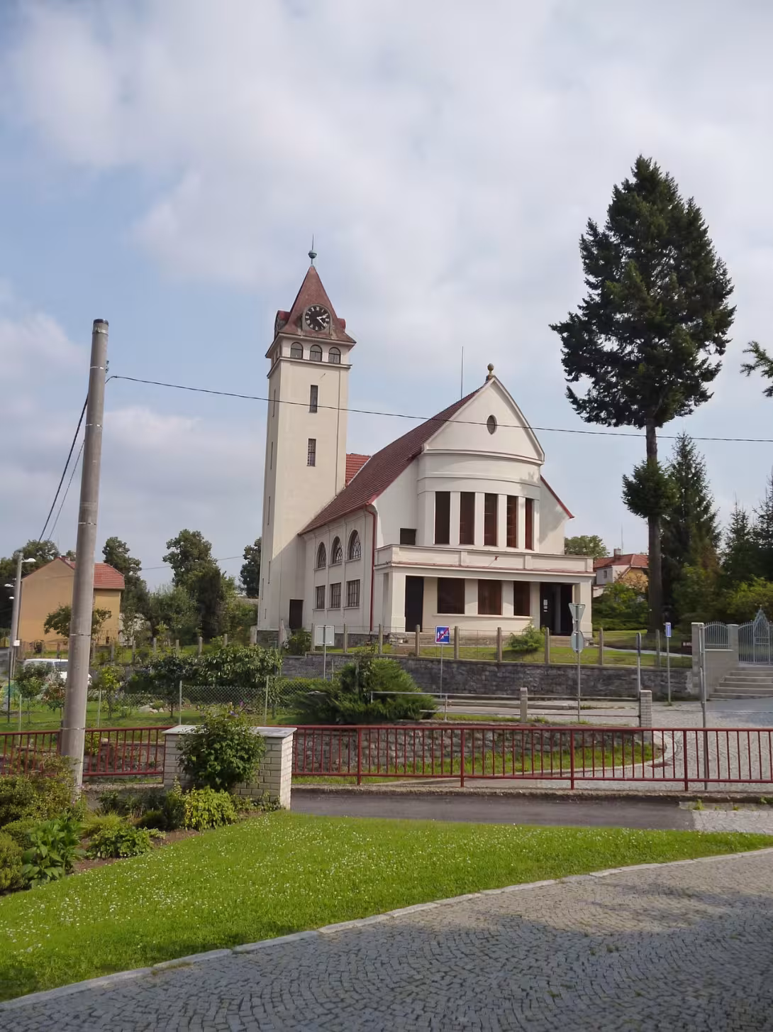 Today's view – Husův sbor ve Vlašimi
